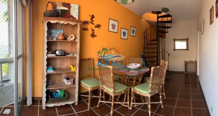 Apartamento Cobertura Frente ao Mar – 03 dormitórios, sendo 02 suítes