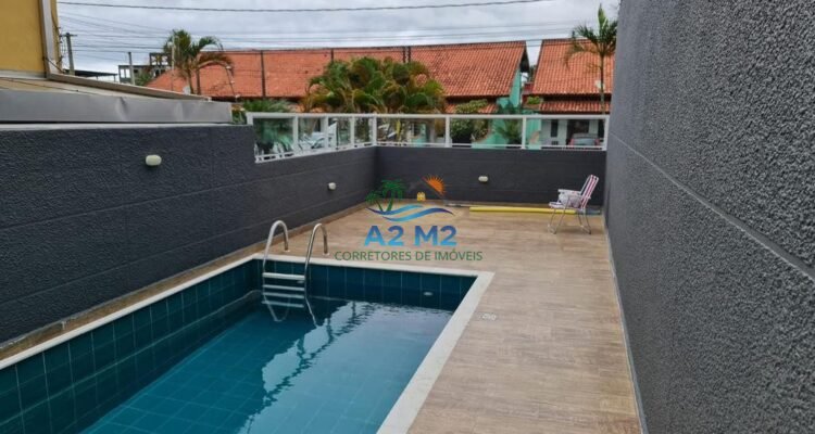 Maravilhoso Sobrado com 03 suítes – 150 metros da Praia de Massaguaçu – Mobiliado