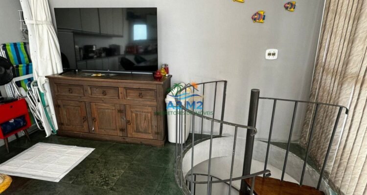 Apartamento Cobertura com vista do Mar – 03 Dormitórios sendo 01 suíte