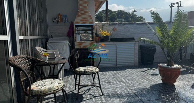 Apartamento Cobertura com vista do Mar – 03 Dormitórios sendo 01 suíte