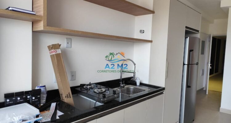 Apto 01 dormitório (suíte) Frente ao Mar – Indaiá