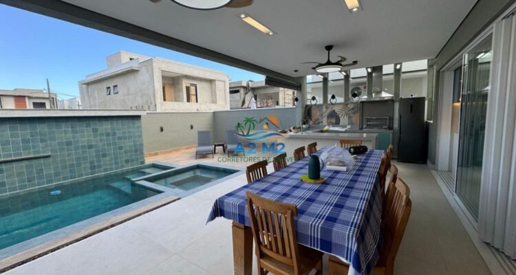 Casa de Alto Padrão em Condomínio Fechado – Condomínio Costa Nova, Massaguaçu – Caraguatatuba (SP)