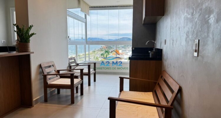 Apartamento de Alto Nível com Vista para o Mar e Serra – Condomínio Mar a Vista