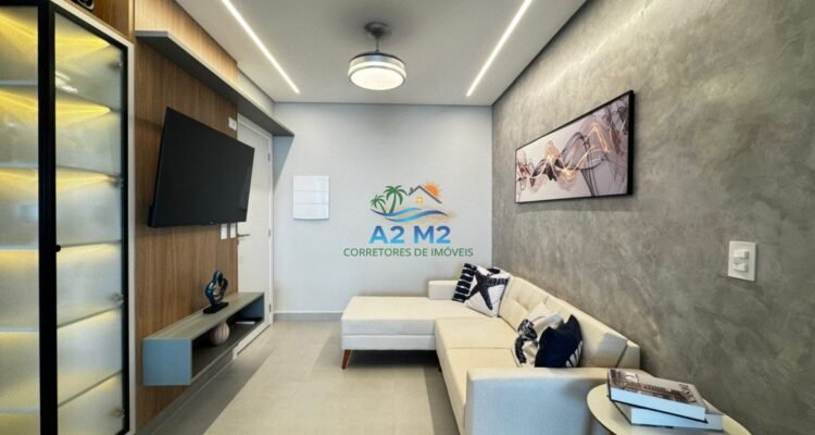 Apartamento de frente para o mar, na linda Praia de Massaguaçu – Caraguatatuba/SP – 03 Dorms (01 suíte) e 02 vagas