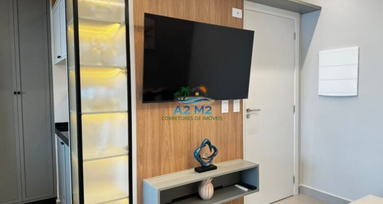 Apartamento de frente para o mar, na linda Praia de Massaguaçu – Caraguatatuba/SP – 03 Dorms (01 suíte) e 02 vagas