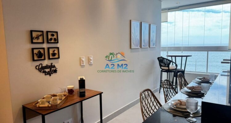 Apartamento de frente para o mar, na linda Praia de Massaguaçu – Caraguatatuba/SP – 03 Dorms (01 suíte) e 02 vagas