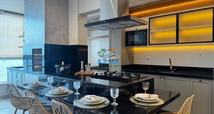 Apartamento de frente para o mar, na linda Praia de Massaguaçu – Caraguatatuba/SP – 03 Dorms (01 suíte) e 02 vagas