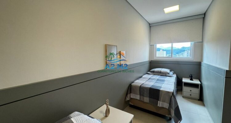 Apartamento de frente para o mar, na linda Praia de Massaguaçu – Caraguatatuba/SP – 03 Dorms (01 suíte) e 02 vagas