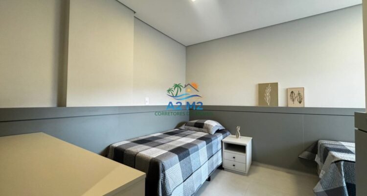 Apartamento de frente para o mar, na linda Praia de Massaguaçu – Caraguatatuba/SP – 03 Dorms (01 suíte) e 02 vagas