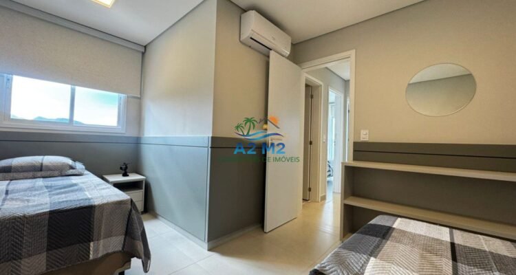 Apartamento de frente para o mar, na linda Praia de Massaguaçu – Caraguatatuba/SP – 03 Dorms (01 suíte) e 02 vagas