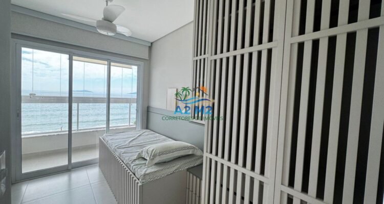 Apartamento de frente para o mar, na linda Praia de Massaguaçu – Caraguatatuba/SP – 03 Dorms (01 suíte) e 02 vagas