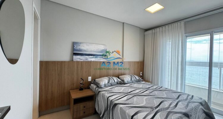 Apartamento de frente para o mar, na linda Praia de Massaguaçu – Caraguatatuba/SP – 03 Dorms (01 suíte) e 02 vagas