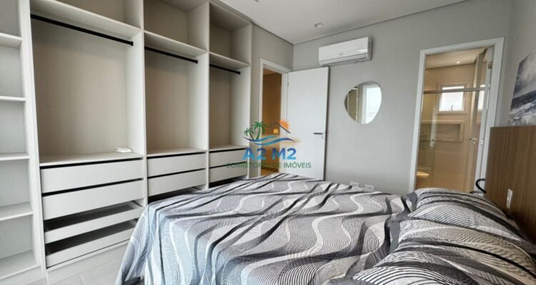 Apartamento de frente para o mar, na linda Praia de Massaguaçu – Caraguatatuba/SP – 03 Dorms (01 suíte) e 02 vagas