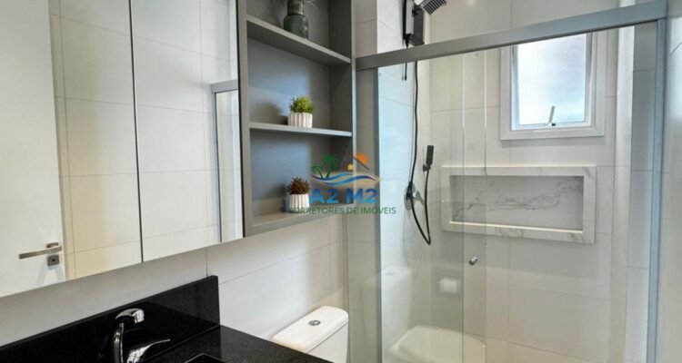 Apartamento de frente para o mar, na linda Praia de Massaguaçu – Caraguatatuba/SP – 03 Dorms (01 suíte) e 02 vagas