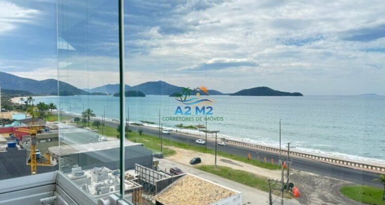 Apartamento de frente para o mar, na linda Praia de Massaguaçu – Caraguatatuba/SP – 03 Dorms (01 suíte) e 02 vagas