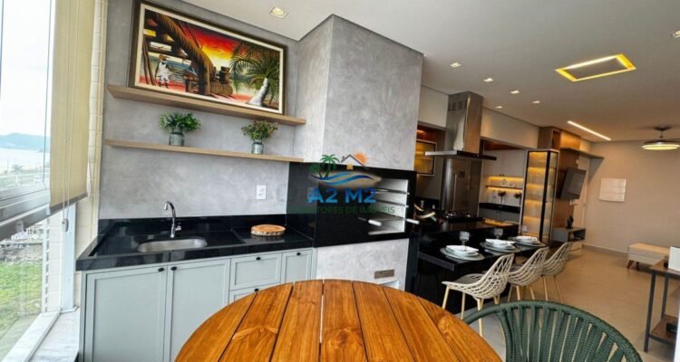 Apartamento de frente para o mar, na linda Praia de Massaguaçu – Caraguatatuba/SP – 03 Dorms (01 suíte) e 02 vagas