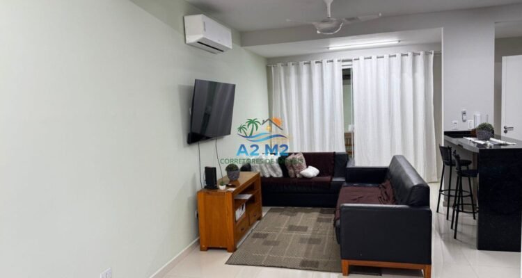 Locação – Sobrado com 03 suítes – 150 metros da Praia de Massaguaçu – Mobiliado