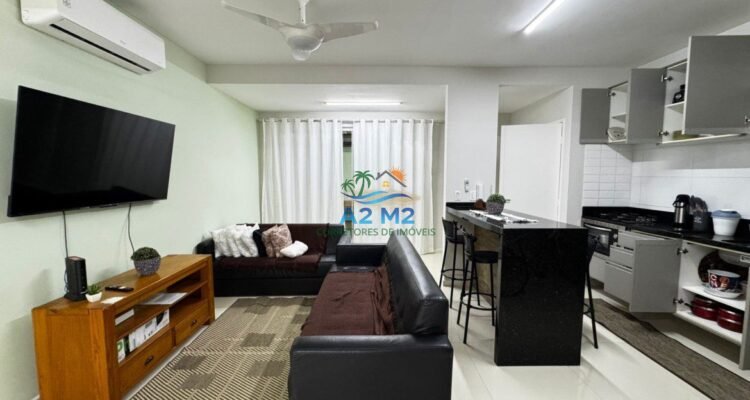 Maravilhoso Sobrado com 03 suítes – 150 metros da Praia de Massaguaçu – Mobiliado