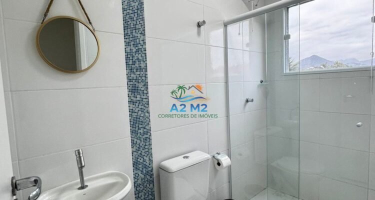 Maravilhoso Sobrado com 03 suítes – 150 metros da Praia de Massaguaçu – Mobiliado