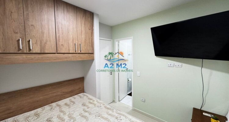 Locação – Sobrado com 03 suítes – 150 metros da Praia de Massaguaçu – Mobiliado