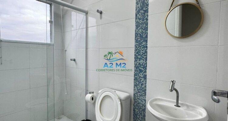 Maravilhoso Sobrado com 03 suítes – 150 metros da Praia de Massaguaçu – Mobiliado