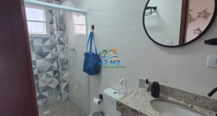 STÚDIO em Condomínio Frente ao Mar na Praia de Massaguaçu com Móveis Planejados!!