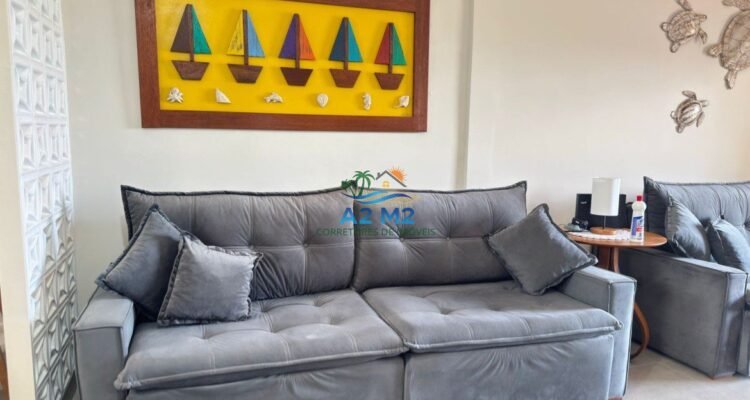 STÚDIO em Condomínio Frente ao Mar na Praia de Massaguaçu com Móveis Planejados!!