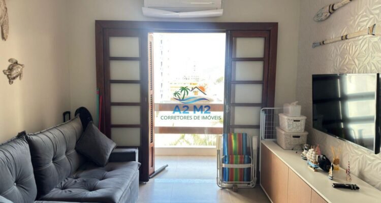 STÚDIO em Condomínio Frente ao Mar na Praia de Massaguaçu com Móveis Planejados!!