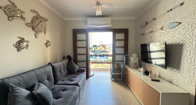 STÚDIO em Condomínio Frente ao Mar na Praia de Massaguaçu com Móveis Planejados!!