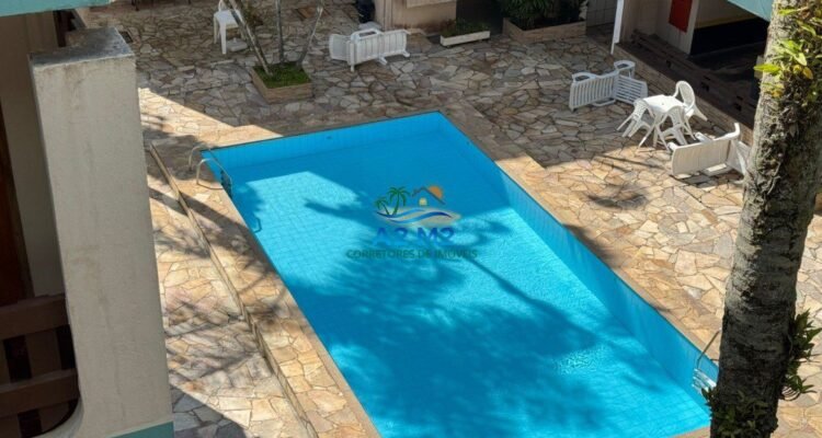 STÚDIO em Condomínio Frente ao Mar na Praia de Massaguaçu com Móveis Planejados!!