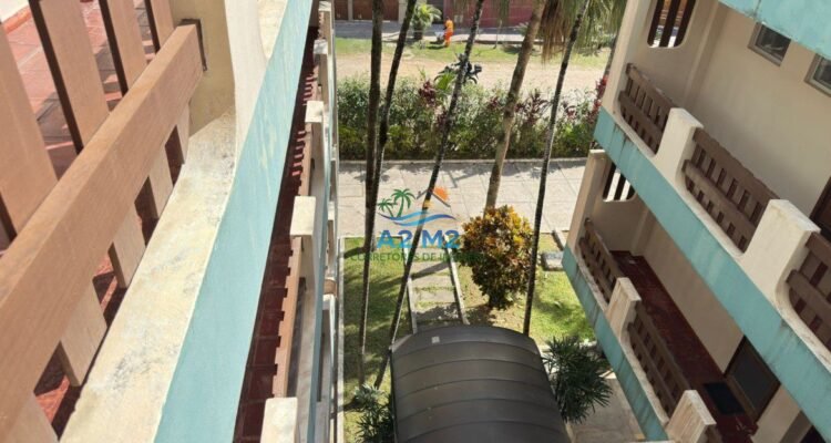 STÚDIO em Condomínio Frente ao Mar na Praia de Massaguaçu com Móveis Planejados!!