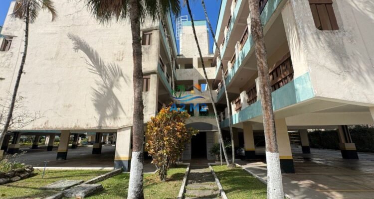 STÚDIO em Condomínio Frente ao Mar na Praia de Massaguaçu com Móveis Planejados!!