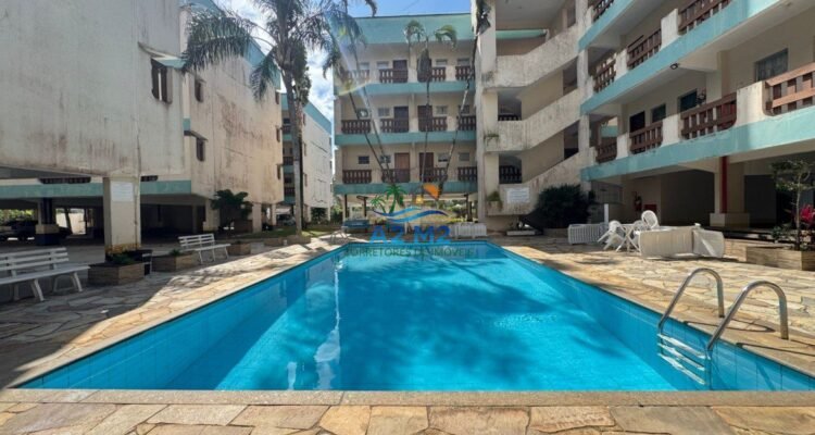 STÚDIO em Condomínio Frente ao Mar na Praia de Massaguaçu com Móveis Planejados!!