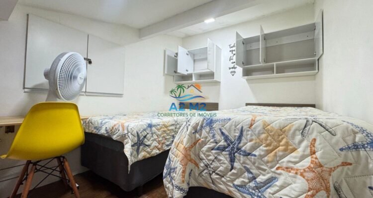 Estúdio em Condomínio Fechado próximo a Praia Martim de Sá