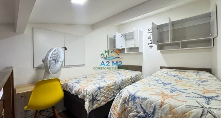 Estúdio em Condomínio Fechado próximo a Praia Martim de Sá