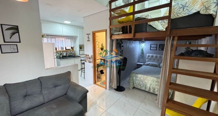 Estúdio em Condomínio Fechado próximo a Praia Martim de Sá