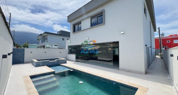 Casa de Alto Padrão em Condomínio Fechado no Massaguaçu – Caraguatatuba | A2M2 Imóveis