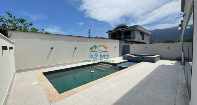 Casa de Alto Padrão em Condomínio Fechado no Massaguaçu – Caraguatatuba | A2M2 Imóveis