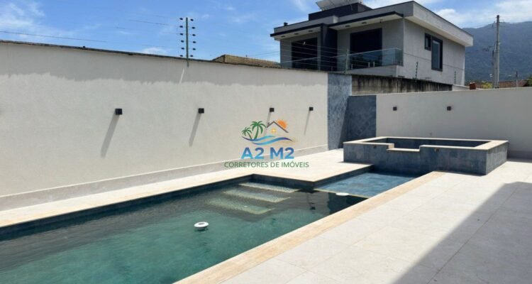 Casa de Alto Padrão em Condomínio Fechado no Massaguaçu – Caraguatatuba | A2M2 Imóveis