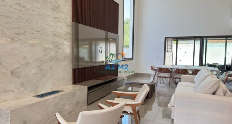 Casa de Alto Padrão em Condomínio Fechado no Massaguaçu – Caraguatatuba | A2M2 Imóveis