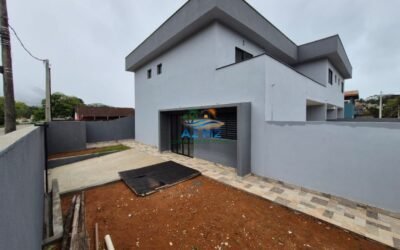 Imóvel novo com 01 Dormitório, 40m² e um quintal ENORME