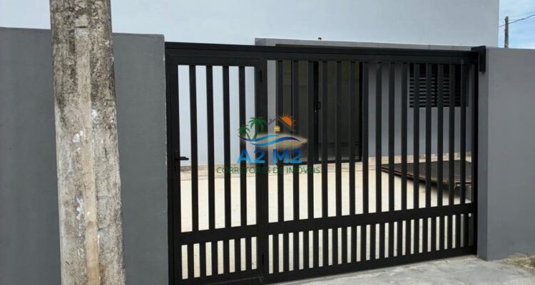 Imóvel novo com 01 Dormitório, 40m² e um quintal ENORME