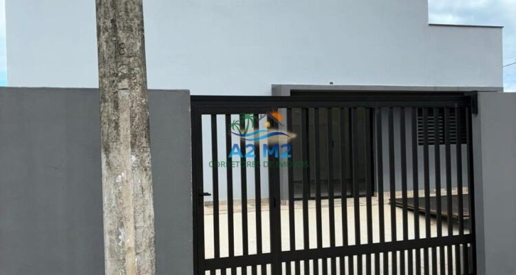 Imóvel novo com 01 Dormitório, 40m² e um quintal ENORME