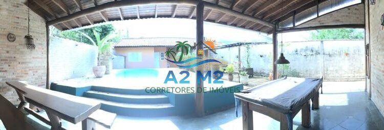 Sobrado com 3 suítes à Venda a 400 metros da praia de Massaguaçu