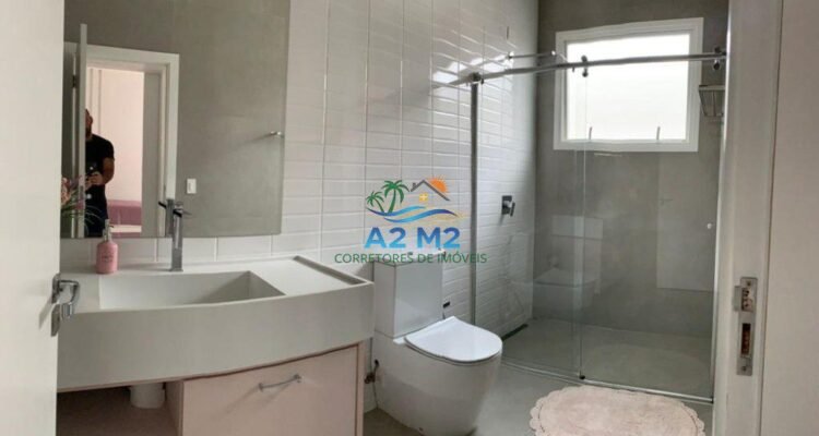 Casa de alto padrão para locação no Condomínio Costa Nova – Frente ao mar, Massaguaçu, Caraguatatuba