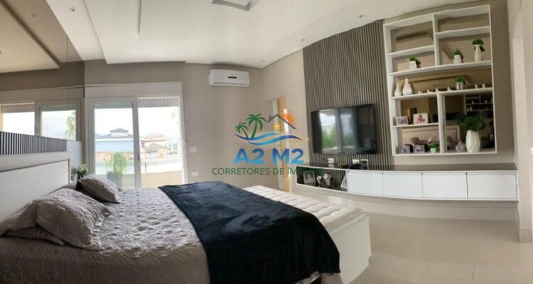 Casa de alto padrão para locação no Condomínio Costa Nova – Frente ao mar, Massaguaçu, Caraguatatuba