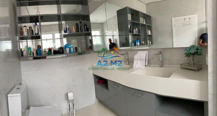 Casa de alto padrão para locação no Condomínio Costa Nova – Frente ao mar, Massaguaçu, Caraguatatuba