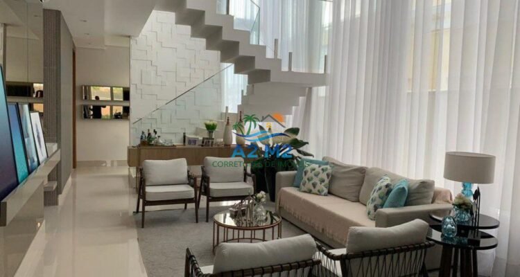 Casa de alto padrão para locação no Condomínio Costa Nova – Frente ao mar, Massaguaçu, Caraguatatuba