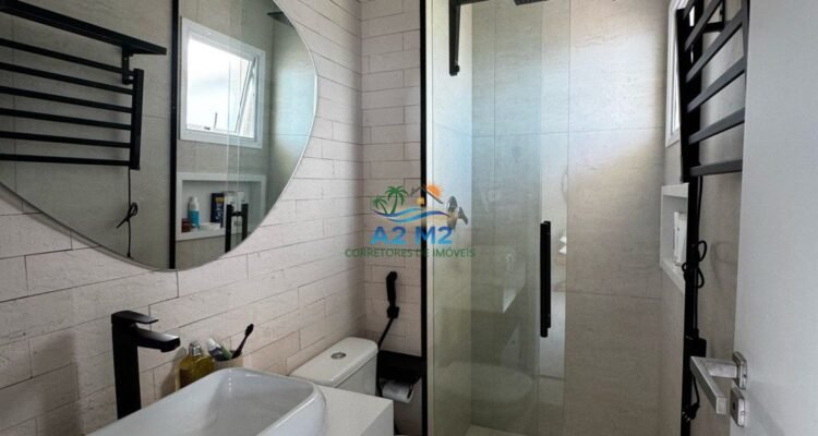 Apartamento Vista Mar , Mobiliado 3 dor. sendo 1 suite , varanda gourmet , na praia da Massaguaçu em Caraguatatuba