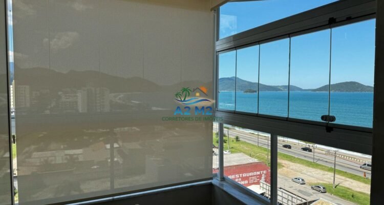 Apartamento Vista Mar , Mobiliado 3 dor. sendo 1 suite , varanda gourmet , na praia da Massaguaçu em Caraguatatuba